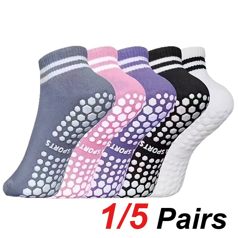 Pilates & Yoga Elastic Band - 1/5 çift kadın silikon kaymaz Pilates