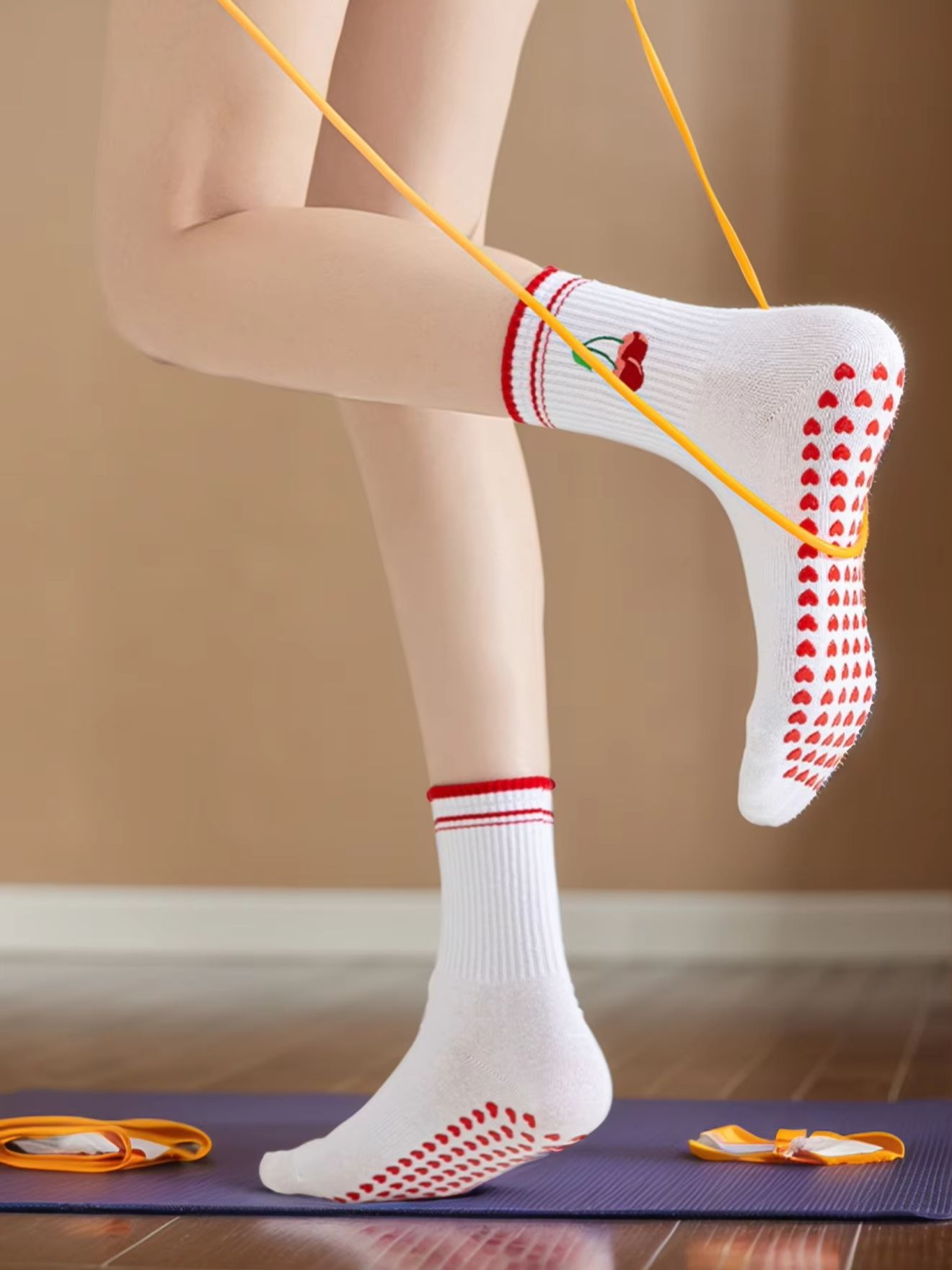 Pilates & Yoga Elastic Band - 1 Çift Sınır Ötesi Profesyonel Yoga